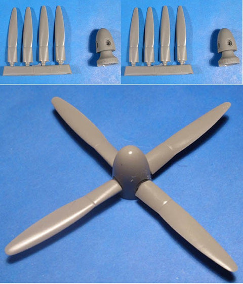 Vector VDS48045 1/48 P-61 Propeller & Spinner