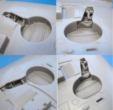 Vector VDS48059 1/48 Spitfire Mk.VIII/IXc Wheel Wells (for Hasegawa)