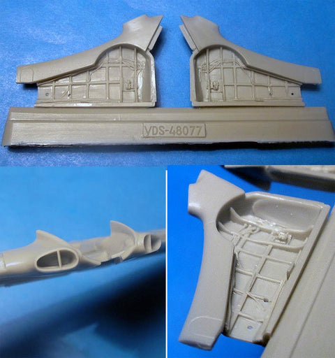 Vector VDS48077 1/48 Yak-3 Wheel Wells (for Zvezda)