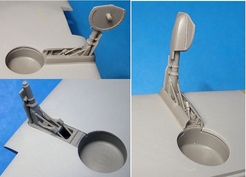 Vector VDS48084 1/48 Re.2002 Wheel Wells, Landing Gear Legs & Covers (for Italeri)