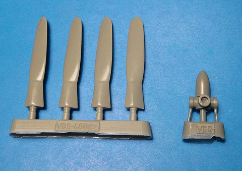 Vector VDS48096 1/48 P-47N Corrected Propeller