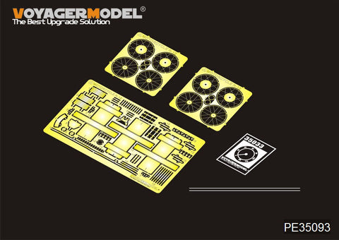 Voyager Model PE35093 1/35 WWII German R-12 Motorcycle Photo-Etched Set (for Zvezda 3607)