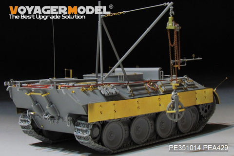 Voyager Model PE351014 1/35 WWII German Army Bergepanther Ausf. D Early Production Basic Set (for Takom 2102)