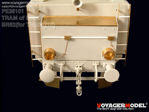 Voyager Model PE350101 1/35 WWII German BR 52 Locomotive: Etched Parts Set for Coal Tender (for Trumpeter 00210)