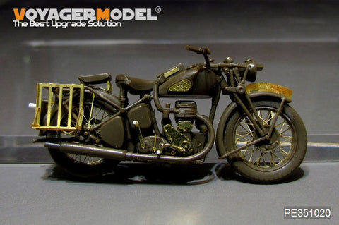 Voyager Model PE351020 1/35 WWII British B.S.A. M20 Military Motorcycle Upgrade Set (for Tamiya 35316)