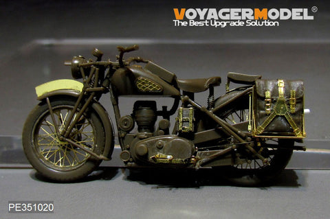 Voyager Model PE351020 1/35 WWII British B.S.A. M20 Military Motorcycle Upgrade Set (for Tamiya 35316)