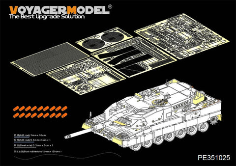 Voyager Model PE351025 1/35 Modern Bundeswehr Leopard 2A5 Basic Set (for Border BT-002)