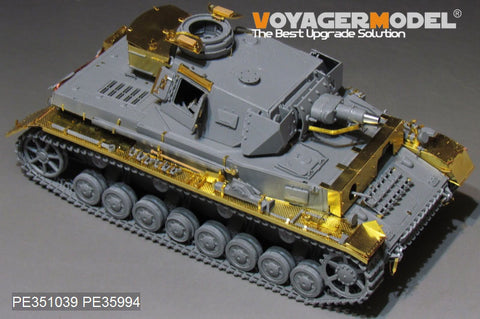 Voyager Model PE351039B 1/35 WWII German Army Panzer IV Ausf. F1 "Vorpanzer" Basic Set (Ver. B with Shells) (for Border BT-003)