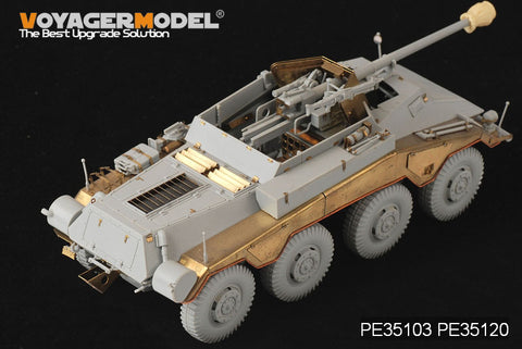 Voyager Model PE35103 1/35 Sd.Kfz. 234 8-Wheeled Vehicle Photo-Etched Set (for Dragon 6221)