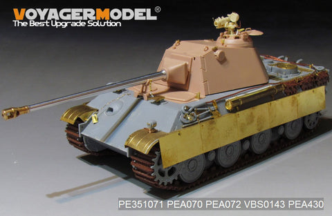 Voyager Model PE351071 1/35 WWII German Army Panther II Prototype Design Plan Basic Set (for Amusing Hobby 35A040)