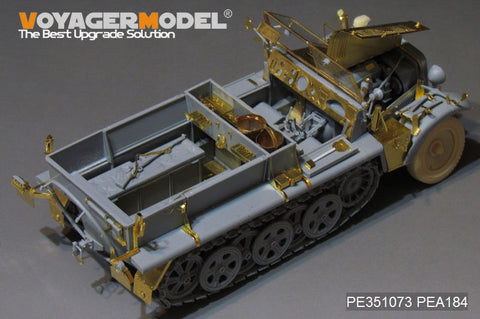 Voyager Model PE351073 1/35 WWII German Army Sd.Kfz.10 Ausf. B Half-track Early Production (for Dragon 6731)