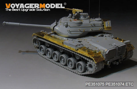 Voyager Model PE351075 1/35 Modern US Army M47E/M Medium Tank Fender Upgrade Set (for Takom 2072)