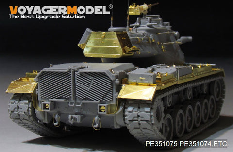 Voyager Model PE351075 1/35 Modern US Army M47E/M Medium Tank Fender Upgrade Set (for Takom 2072)