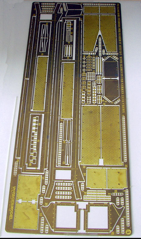 Voyager Model PE35108 1/35 Panzer IV Ausf. B/C Fender Photo-Etched Set (for Dragon 6297)