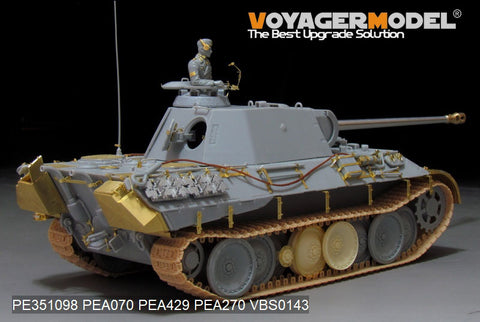 Voyager Model PE351098 1/35 WWII German Panther Ausf. A Early Production Basic Set (for Dragon 6160)