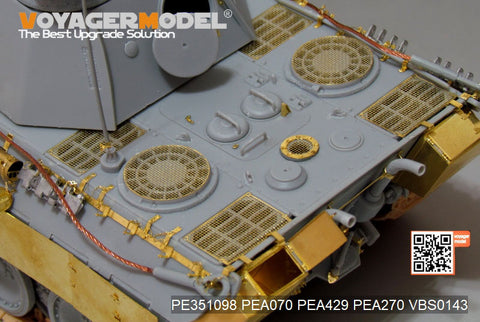 Voyager Model PE351098 1/35 WWII German Panther Ausf. A Early Production Basic Set (for Dragon 6160)