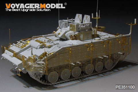 Voyager Model PE351100 1/35 Modern British FV510 Warrior TES(H) Infantry Fighting Vehicle with Slat Armor (2011 Version) Upgrade Set (for MENG SS-017)