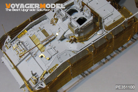 Voyager Model PE351100 1/35 Modern British FV510 Warrior TES(H) Infantry Fighting Vehicle with Slat Armor (2011 Version) Upgrade Set (for MENG SS-017)