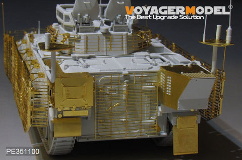 Voyager Model PE351100 1/35 Modern British FV510 Warrior TES(H) Infantry Fighting Vehicle with Slat Armor (2011 Version) Upgrade Set (for MENG SS-017)