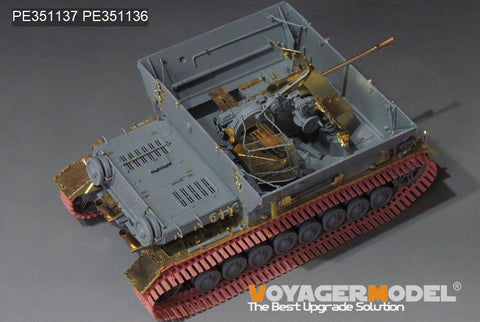 Voyager Model PE351137A 1/35 WWII German Sd.Kfz.161/3 37mm Flak Panzer IV Self-Propelled Anti-Aircraft Gun (Sf) "Möbelwagen" (BORDER BT-007)
