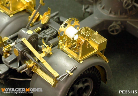 Voyager Model PE35115 1/35 88mm Flak 36/37 & Zündapp Photo-Etched Parts Set (for Tamiya 35017/35283)