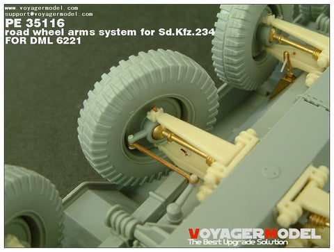 Voyager Model PE35116 1/35 Sd.Kfz.234 Series Suspension Photo-Etched Set (for Dragon 6221)
