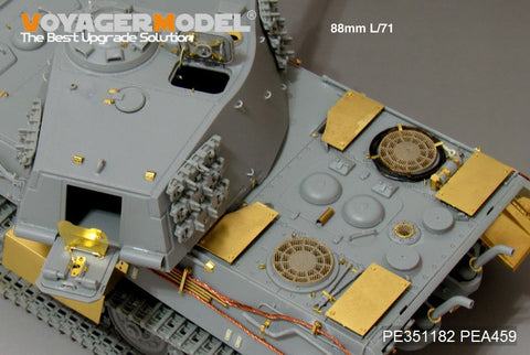 Voyager Model PE351182 1/35 WWII German King Tiger Henschel Turret (for Dragon/Zvezda)