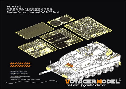Voyager Model PE351205 1/35 Modern German Leopard 2A5 Main Battle Tank - Basic (RFM 5076)
