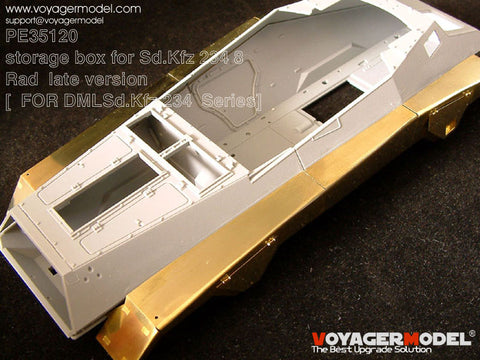 Voyager Model PE35120 1/35 Sd.Kfz. 234 8-Wheeled Vehicle Late-Type Tool Box (for Dragon 6221)