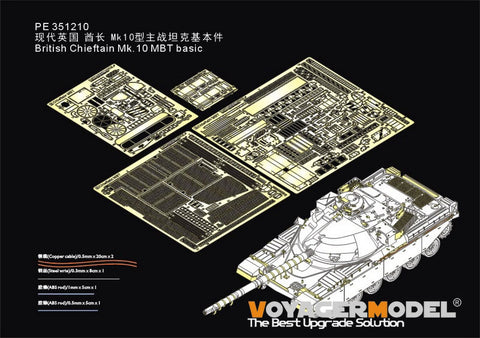 Voyager Model PE351210 1/35 British Chieftain Mk.10 Main Battle Tank - Basic (TAKOM 2028)