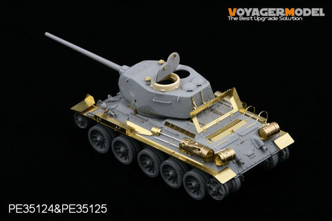 Voyager Model PE35125 1/35 WWII Russian T-34 Series Fender Set: 1942–1944 Types (Universal)