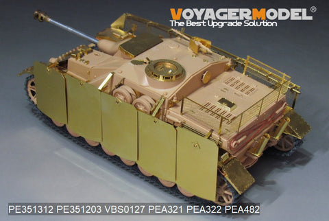 Voyager Model PE351312 1/35 WWII German StuG IV Late Production (For RFM 5060/5111)