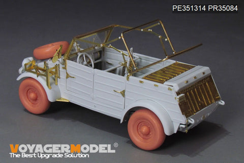 Voyager Model PE351314 1/35 WWII German Kubelwagen Type 82 Africa Troop Version Upgrade Set(MENG VS-015)