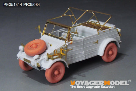 Voyager Model PE351314 1/35 WWII German Kubelwagen Type 82 Africa Troop Version Upgrade Set(MENG VS-015)