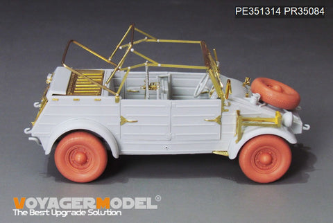 Voyager Model PE351314 1/35 WWII German Kubelwagen Type 82 Africa Troop Version Upgrade Set(MENG VS-015)