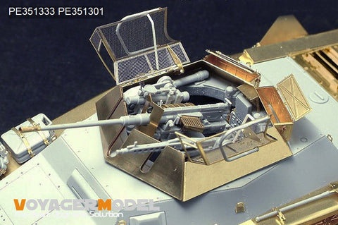 Voyager Model PE351333 1/35 WWII German Sd.Kfz. 234/1 Basic Upgrade Set 2.0 (for Dragon 6298)