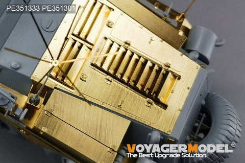 Voyager Model PE351333 1/35 WWII German Sd.Kfz. 234/1 Basic Upgrade Set 2.0 (for Dragon 6298)