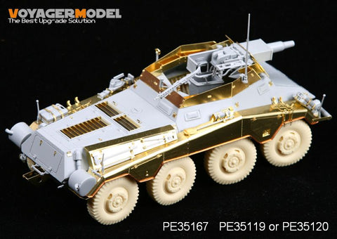 Voyager Model PE35167 1/35 WWII Sd.Kfz. 234/3 8-Wheeled Armored Car (Dragon 6257)