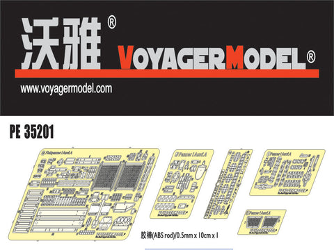 Voyager Model PE35201 1/35 Panzer I Ausf. A Early Production (Dragon 6289)