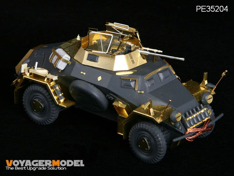 Voyager Model PE35204 1/35 WWII Sd.Kfz. 222 4-Wheeled Armored Car (Tamiya)