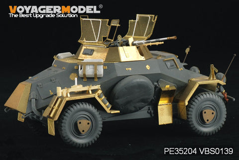Voyager Model PE35204 1/35 WWII Sd.Kfz. 222 4-Wheeled Armored Car (Tamiya)