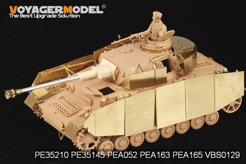 Voyager Model PE35210 1/35 WWII German Panzer IV Ausf. H Photo-Etched Parts Set (for Tamiya 35209)