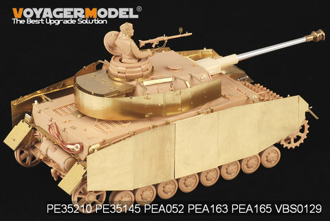 Voyager Model PE35210 1/35 WWII German Panzer IV Ausf. H Photo-Etched Parts Set (for Tamiya 35209)