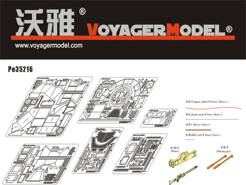 Voyager Model PE35215 1/35 WWII German Sd.Kfz.223 (Tamiya 35268)