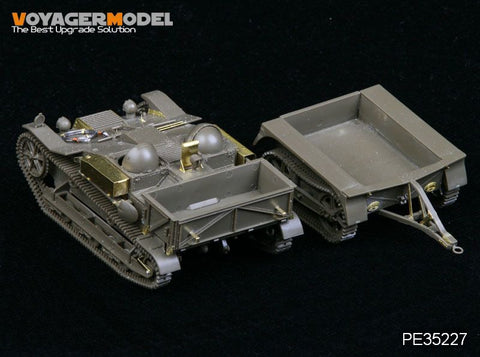 Voyager Model PE35227 1/35 WWII French Renault UE Tractor Photo-Etched Set (for Tamiya 35284)
