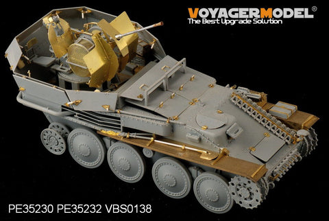 Voyager Model PE35230 1/35 WWII German 38(t) Anti-Aircraft Tank "Gepard" Basic Set (Dragon 6469)