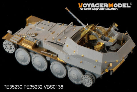 Voyager Model PE35230 1/35 WWII German 38(t) Anti-Aircraft Tank "Gepard" Basic Set (Dragon 6469)