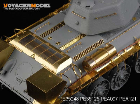 Voyager Model PE35248 1/35 WWII Russian T-34/76 Model 1943 Photo-Etched Set (for Dragon)