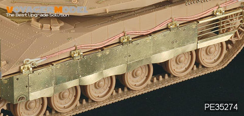 Voyager Model PE35274 1/35 Modern Merkava Mk.IV Main Battle Tank Side Skirts (for Academy 13213)