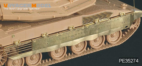 Voyager Model PE35274 1/35 Modern Merkava Mk.IV Main Battle Tank Side Skirts (for Academy 13213)